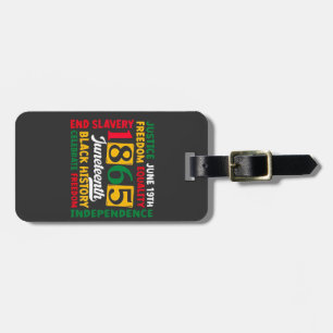 Justice June 19th Freedom Equality 1865 Luggage Tag