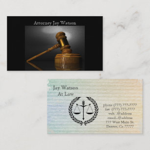 Justice Law Office Personalise Destiny Destiny'S Business Card