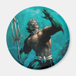 Justice League #10 Aquaman Drowned Earth Variant Magnet