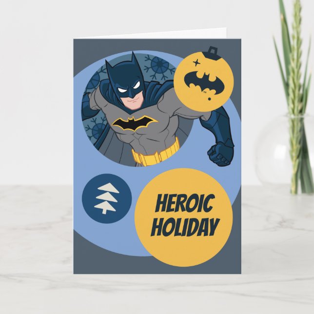 Justice League Batman Holiday Bauble (Front)