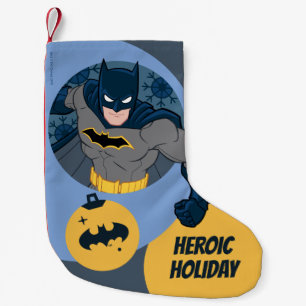 Justice League Batman Holiday Bauble Small Christmas Stocking