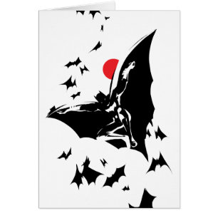 Justice League   Batman in Cloud of Bats Pop Art
