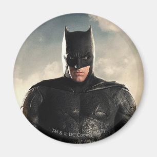 Justice League   Batman On Battlefield Magnet