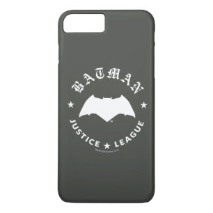 Justice League   Batman Retro Bat Emblem iPhone 8 Plus/7 Plus Case