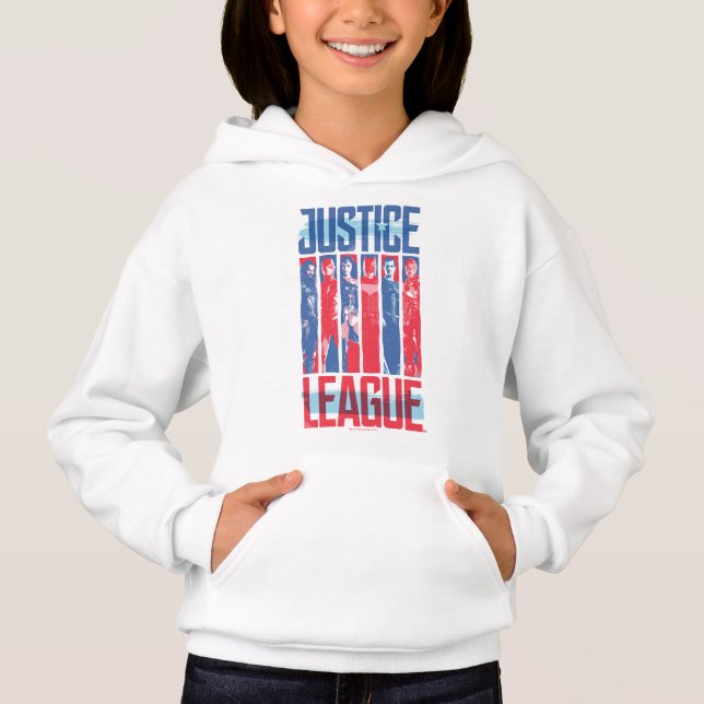 Justice League | Blue & Red Group Pop Art (Front)