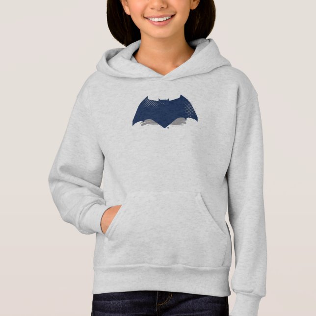 Justice League | Brush & Halftone Batman Symbol (Front)
