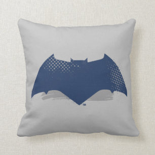 Justice League   Brush & Halftone Batman Symbol Cushion