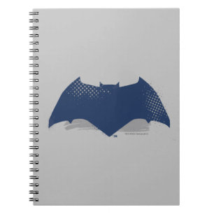 Justice League Brush & Halftone Batman Symbol Notebook