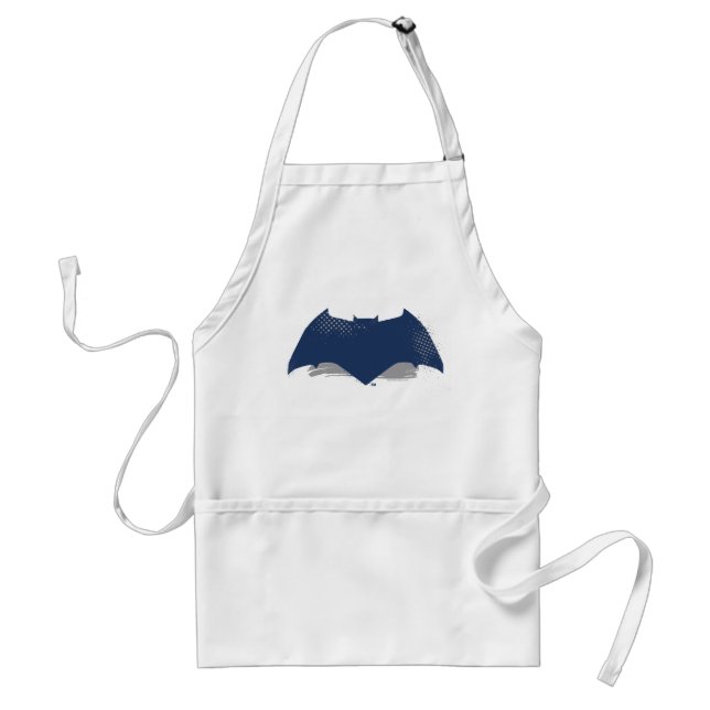 Justice League | Brush & Halftone Batman Symbol Standard Apron (Front)