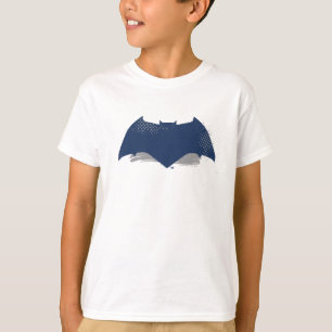 Justice League   Brush & Halftone Batman Symbol T-Shirt