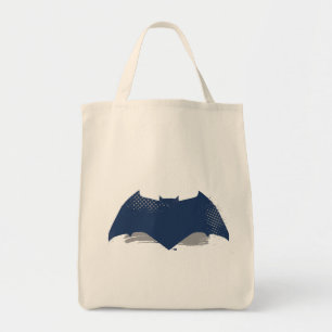 Justice League Brush & Halftone Batman Symbol Tote Bag