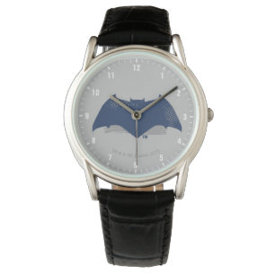 Justice League Brush & Halftone Batman Symbol Watch