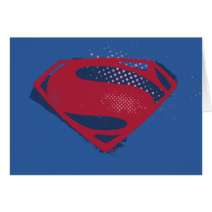 Justice League   Brush & Halftone Superman Symbol