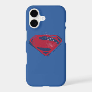 Justice League Brush & Halftone Superman Symbol