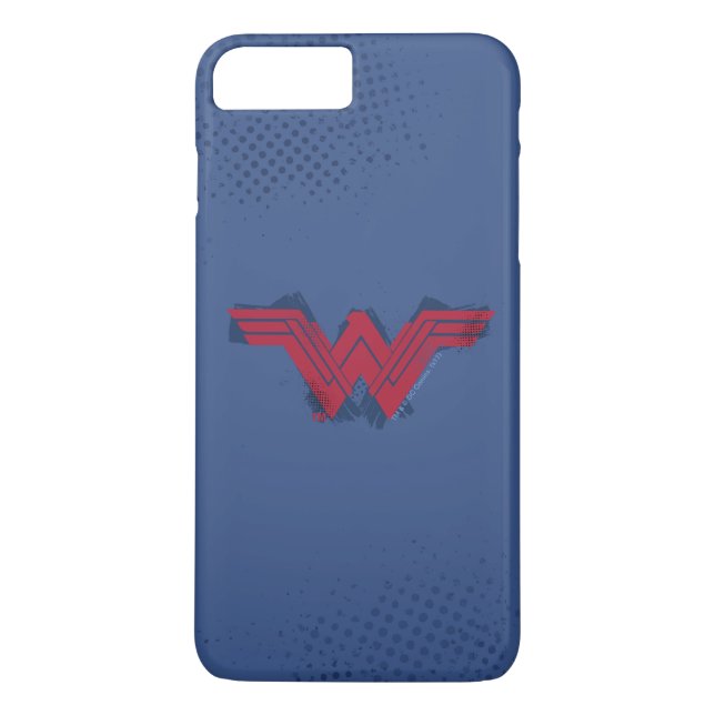 Justice League | Brushed Wonder Woman Symbol Case-Mate iPhone Case (Back)
