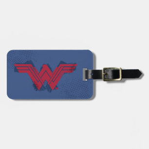 Justice League Brushed Wonder Woman Symbol Luggage Tag