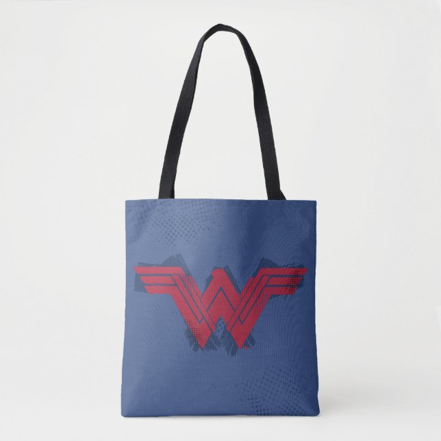 Justice League | Brushed Wonder Woman Symbol Tote Bag (Front)