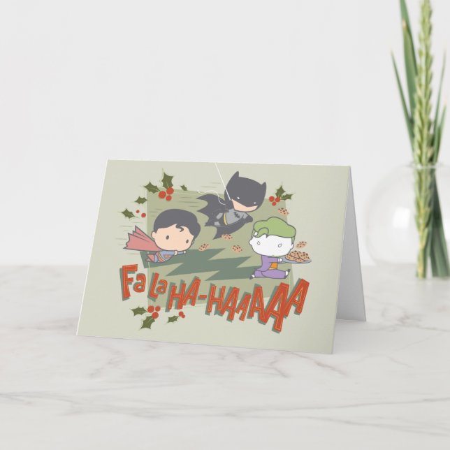 Justice League Chibi Holiday Cookie Chase (Front)