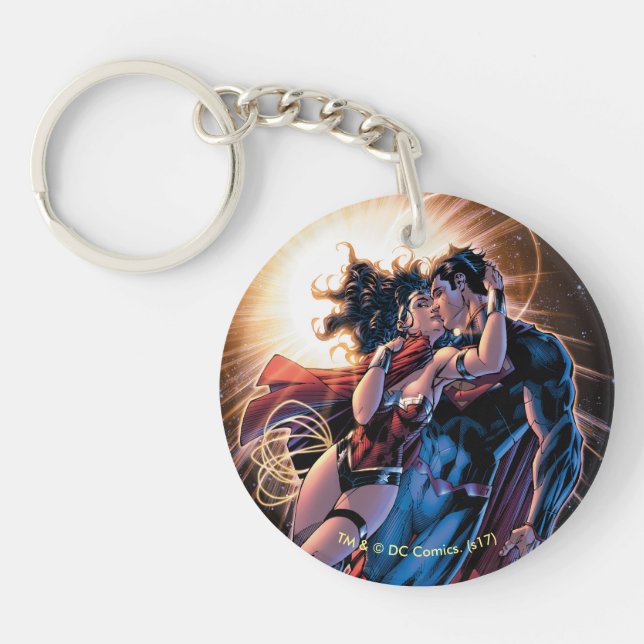 Justice League Comic Cover #12 Variant Key Ring (Front)