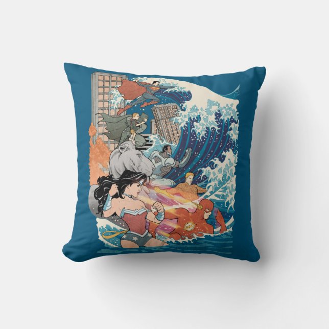 Justice League Comic Cover #15 Variant Cushion (Front)