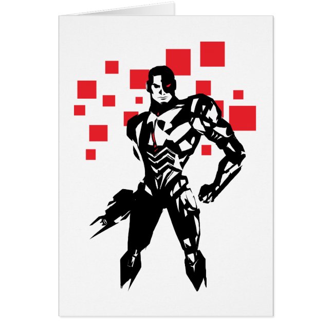 Justice League | Cyborg Digital Noir Pop Art (Front)