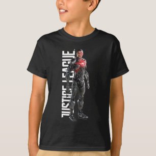 Justice League Cyborg On Battlefield T-Shirt