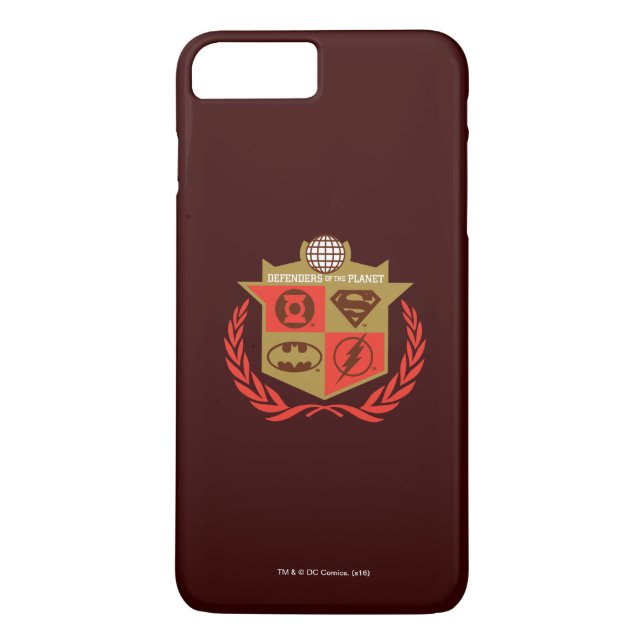 Justice League Defenders of the Planet Case-Mate iPhone Case (Back)