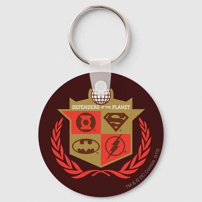 Justice League Defenders of the Planet Key Ring (Front)