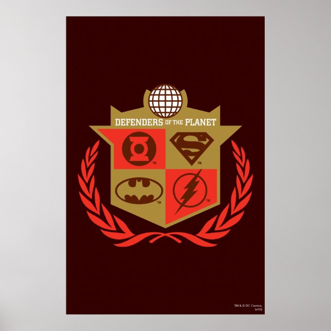 Justice League Defenders of the Planet Poster (Front)