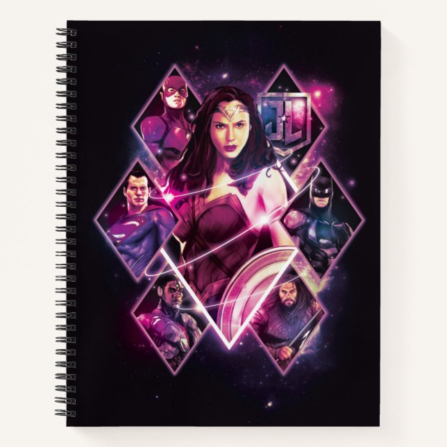 Justice League | Diamond Galactic Group Panels Notebook (Front)