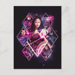 Justice League   Diamond Galactic Group Panels Postcard