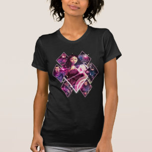 Justice League Diamond Galactic Group Panels T-Shirt