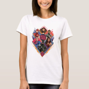 Justice League   Diamond Hatch Group Badge T-Shirt