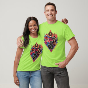 Justice League   Diamond Hatch Group Badge T-Shirt