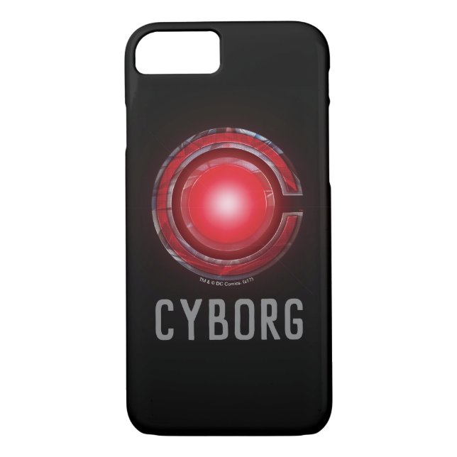 Justice League | Glowing Cyborg Symbol Case-Mate iPhone Case (Back)