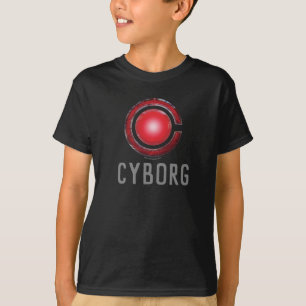Justice League   Glowing Cyborg Symbol T-Shirt