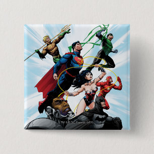 Justice League - Group 1 15 Cm Square Badge