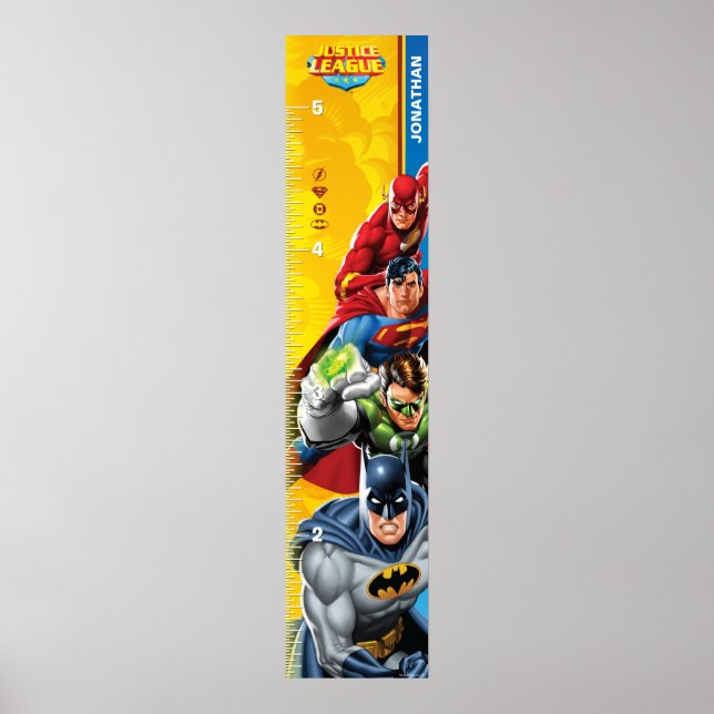 Justice League | Growth Chart (Front)