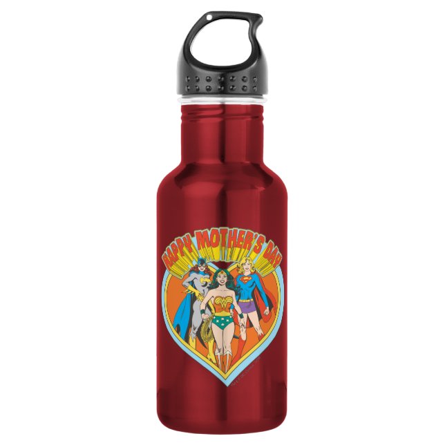 Justice League | Happy Mother's Day 532 Ml Water Bottle (Front)