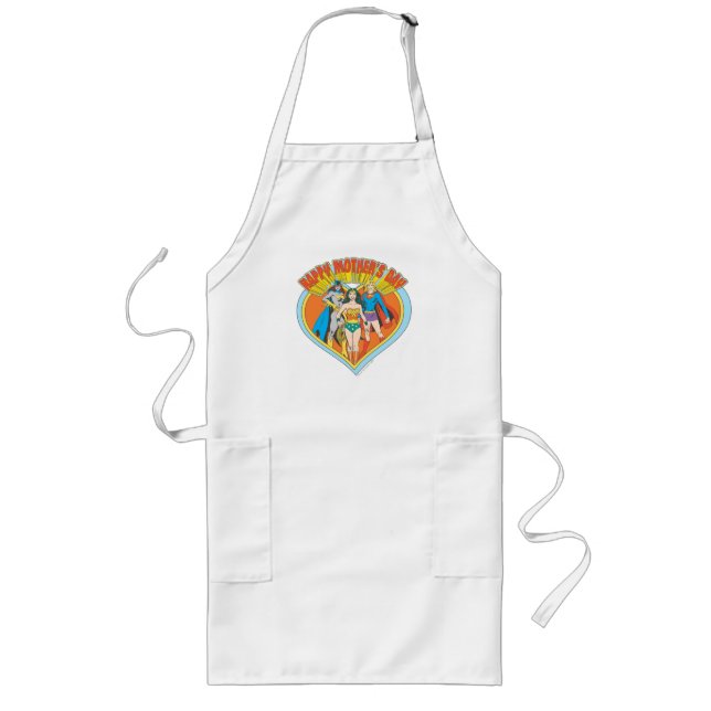 Justice League | Happy Mother's Day Long Apron (Front)