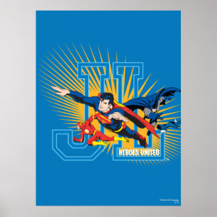 Justice League Heroes United Poster