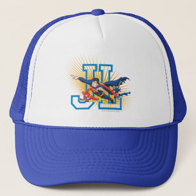 Justice League Heroes United Trucker Hat (Front)
