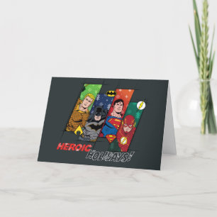 Justice League "Heroic Holidays!" Holiday Card