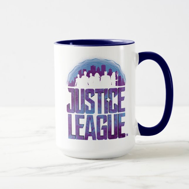 Justice League | Justice League City Silhouette Mug (Right)
