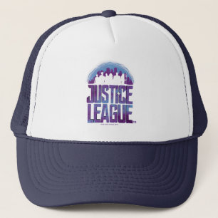 Justice League   Justice League City Silhouette Trucker Hat