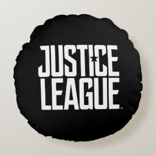 Justice League   Justice League Logo Round Cushion