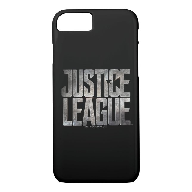 Justice League | Justice League Metallic Logo Case-Mate iPhone Case (Back)