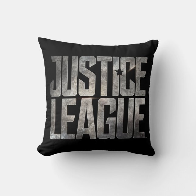 Justice League | Justice League Metallic Logo Cushion (Front)