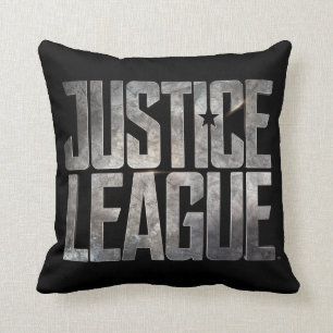 Justice League   Justice League Metallic Logo Cushion