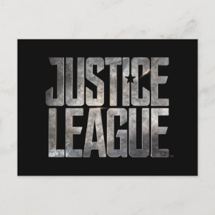 Justice League   Justice League Metallic Logo Postcard
